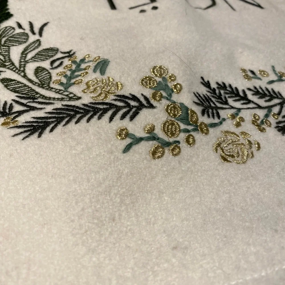 Tapestry wool embroidered wall hanging Noel by Target